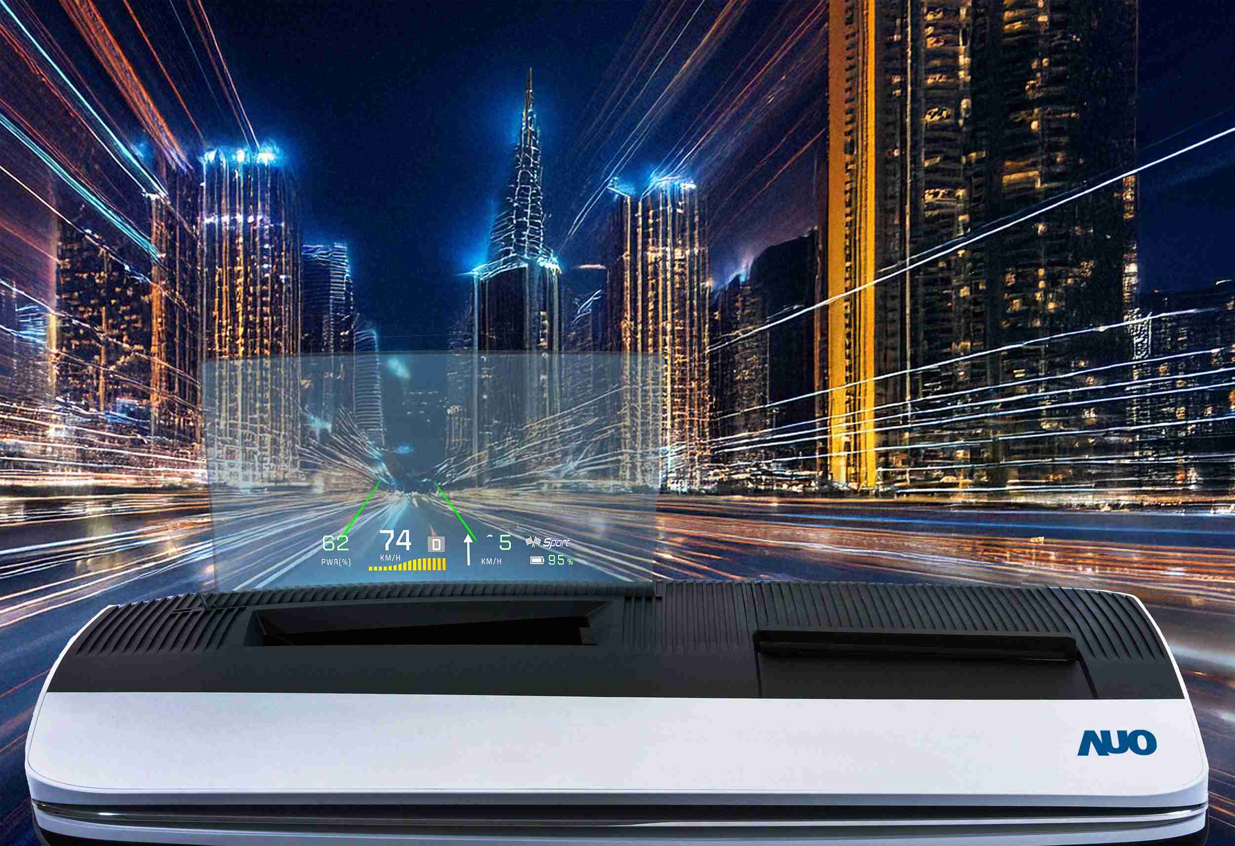 彩运网推出13吋Micro LED抬头显示器，，，，提供高入眼亮度、、、高色彩饱和度的显示质量，，，，在阳光下或黑暗中都清晰可见，，，并利用Micro LED模块体积小的优势，，解决车用空间有限的痛点